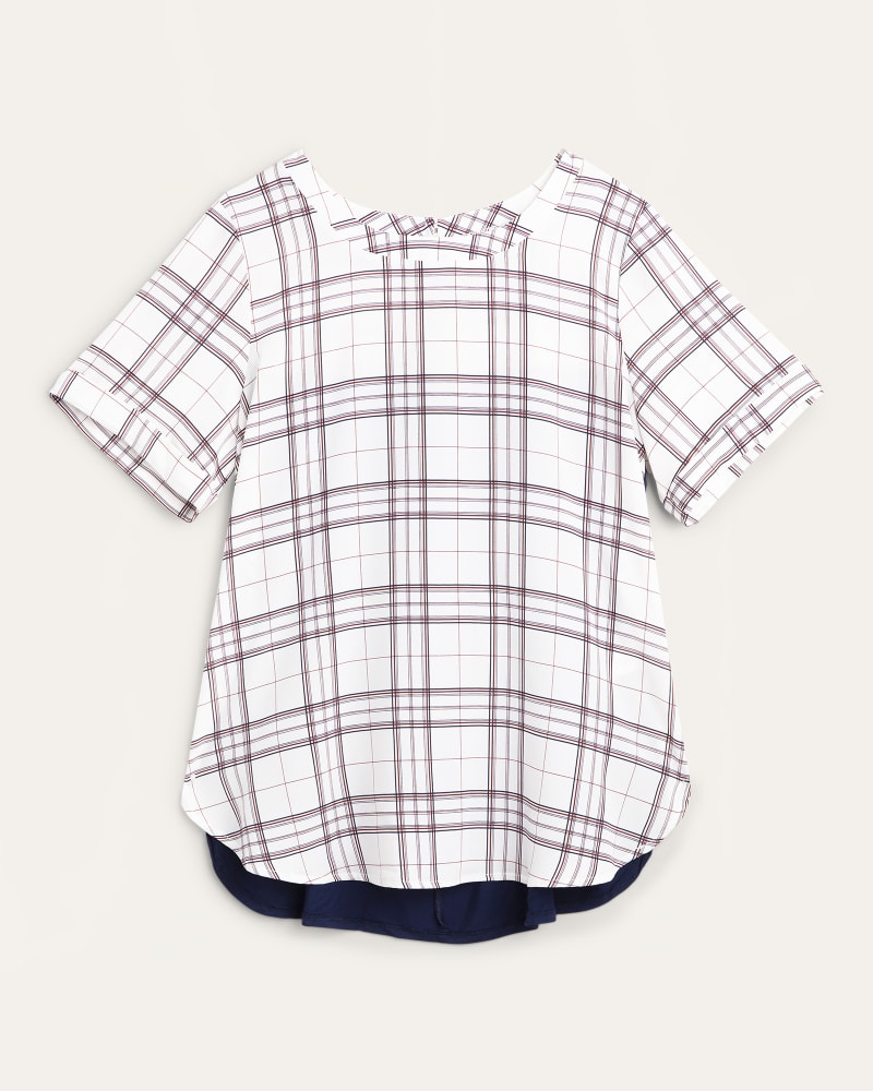 Front of plus size Leslie High-Low Hem Printed Top by Molly&Isadora | Dia&Co | dia_product_style_image_id:166617